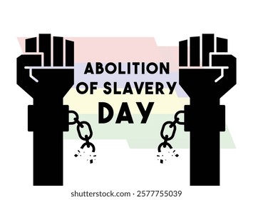 Abolition of Slavery Day. February. Eps 10.