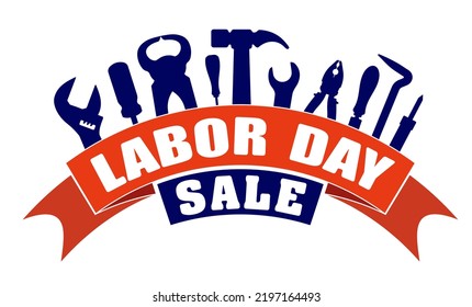 abor day sale stylish vector illustration.