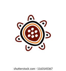 Aboriginal Art Design Logo Icon