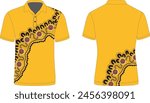 Aboriginal art t-shirts design vector.