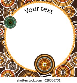 Aboriginal Art Vector Background