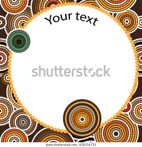 Aboriginal art vector\
background