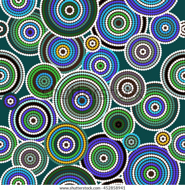 Aboriginal art vector
seamless background