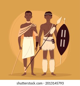 guerrero aborigen o indígena