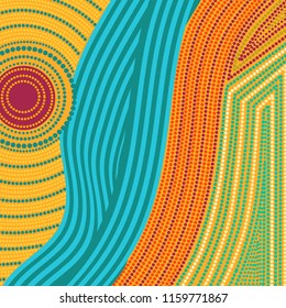 Aboriginal Style Dot Pattern