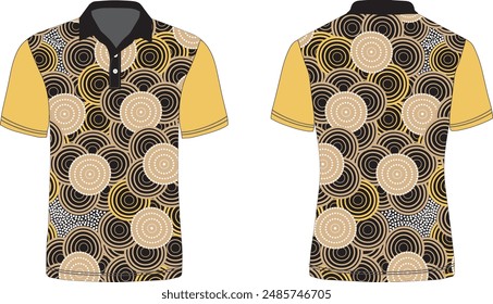 Aboriginal t-shirts art vector for print ready.