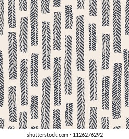 Aboriginal vector seamless pattern including Australian motive with enthnic leaves as background or texture