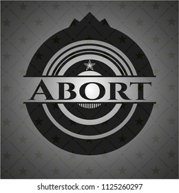 Abort black badge