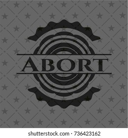 Abort black badge