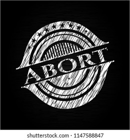 Abort on blackboard