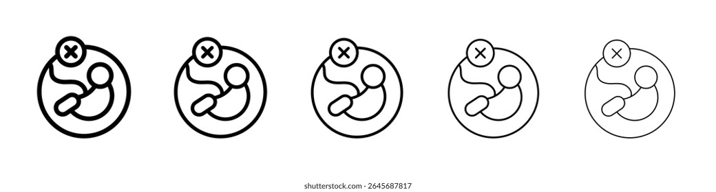 Abortion of fetus icon simple illustration logo art