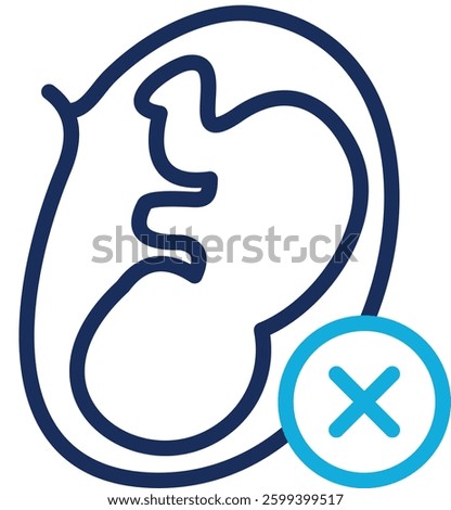 Abortion Icon Element For Design