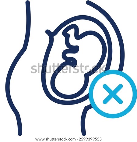 Abortion Icon Element For Design