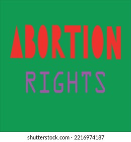 abortion rights campaign text poster 