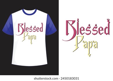 About Blessed Papa typograph design
