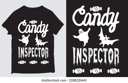 about candy inspector t-shirt design