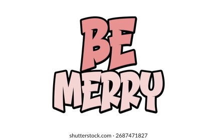 About Christmas typography retro design