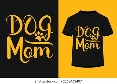 About Dog Mom SVG Design