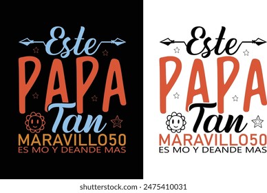  About father's day Typography t-shirt design vector template