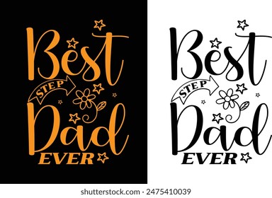  About father's day Typography t-shirt design vector template