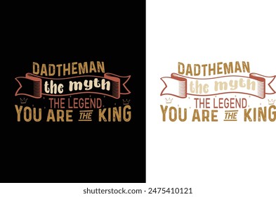  About father's day Typography t-shirt design vector template