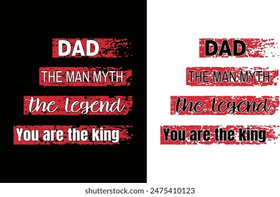  About father's day Typography t-shirt design vector template