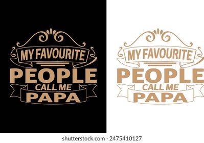  About father's day Typography t-shirt design vector template