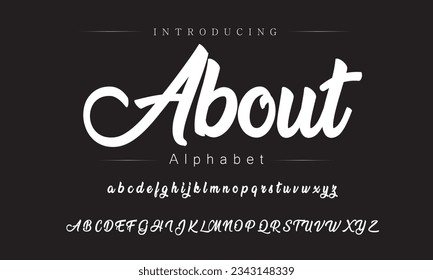 About Font Handwritten Signature  Brush Font Type Font lettering handwritten