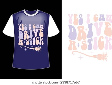 About Halloween retro t shirt design 