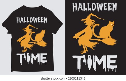 about Halloween time t-shirt design