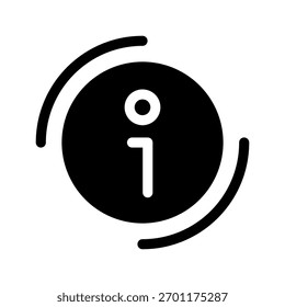 Sobre a ilustração de design de símbolo de vetor de ícone