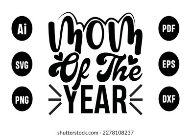 Acerca De Mamá Del Año Svg
