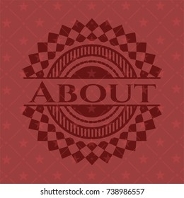 About realistic red emblem