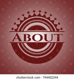 About realistic red emblem