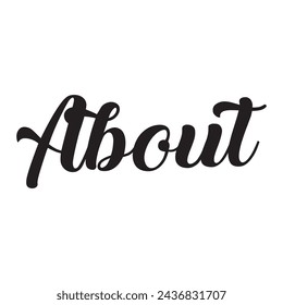 about text on white background.