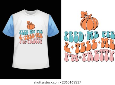 About thanksgiving retro wavy t shirt design 