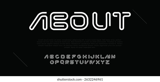 About unique bold decorative snack alphabet display font vector