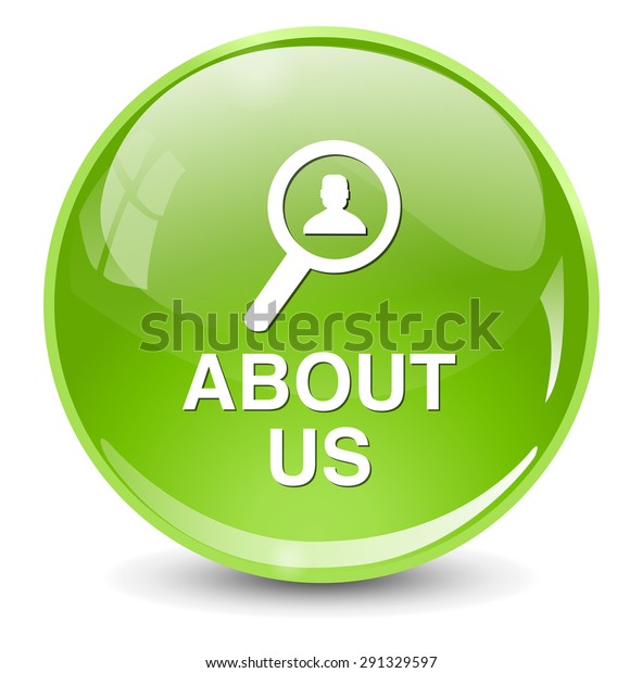 About Us Button Stock Vector (Royalty Free) 291329597