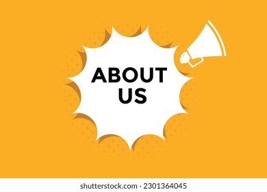 About us button web banner templates. Vector Illustration 
