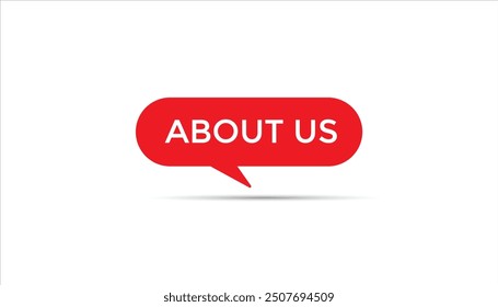 About us button web banner templates. Vector Illustration 
