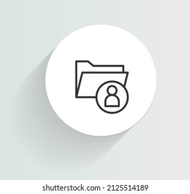about us icon vector design