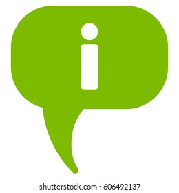 About vector icon. Flat eco green symbol. Pictogram is isolated on a white background. Designed for web and software interfaces.