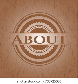 About wood emblem. Vintage.