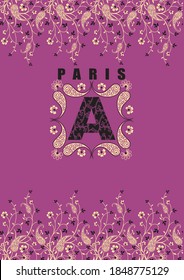 From above and below Small flower cute flower pattern. "Ditsy edition". The motifs are scattered randomly. vector texture. Elegant template for fashion prints. Print with very small pink flow