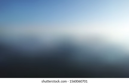 Above the Clouds    Dreamy Blurred Vector Background  Sun  Sky   Clouds Horizon and Out  of  focus Effect  Navy Blue to White Ombre Gradient Mesh  Blurry Backdrop and Copy Space for Text 