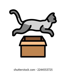 above preposition english color icon vector. above preposition english sign. isolated symbol illustration