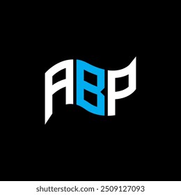 ABP Logo Design, ABP einfaches und modernes Logo. Luxuriöses ABP-Alphabet  
