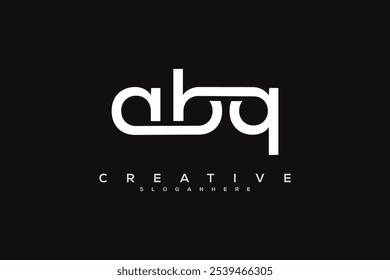 
ABQ Letter Logo Design Initial Vector Concept. Simple ABQ Logo Template Illustration