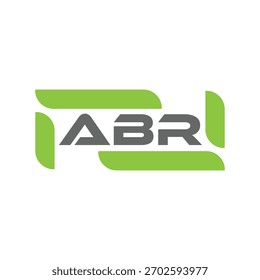 ABR letter logo design on black background. ABR creative initials letter logo concept. ABR letter design