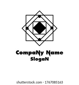 Abract logo with square shape